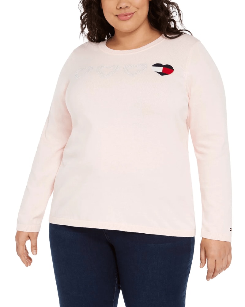 Plus size tommy hilfiger t shirt deals